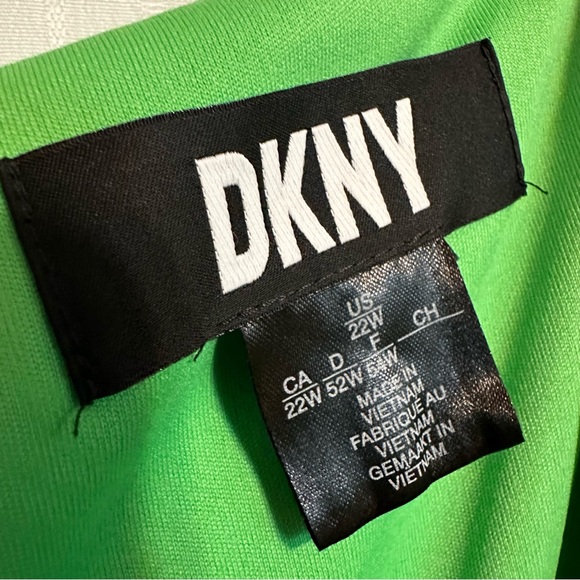 DKNY Plus Size Green Dress - Picture 6 of 8